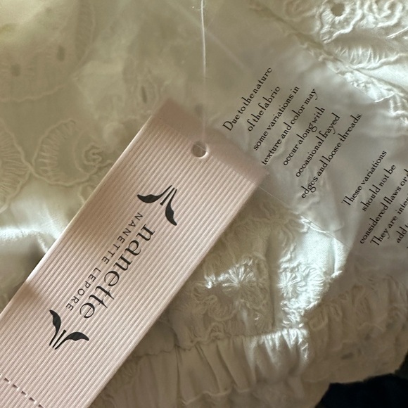 BNWT Nanette Lapore Mika White Lined Eyelet Dress. Size 10 - Picture 9 of 10